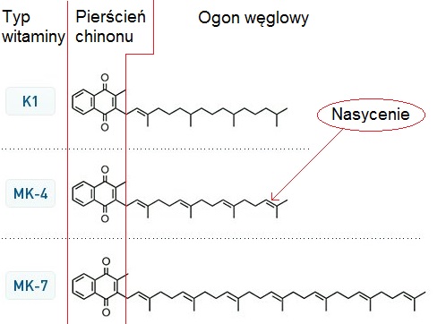 Struktura witamin K